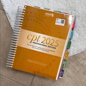 CPT 2025 Professional Edition Spiral Book - Orange Cover